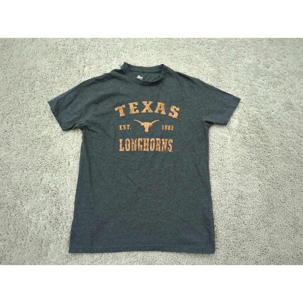 Texas Longhorns T Shirt‎ Mens Small Gray Short NCAA Knights Apparel